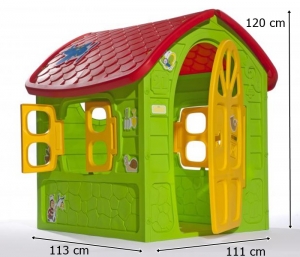 Domek ogrodowy dla dzieci 5075 (Zielony)